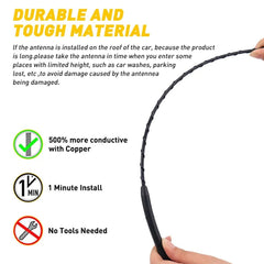 11" ANTENNA MAST for FORD TRANSIT CONNECT 2010 11 12 13 14 15 16 17 18 -2021 EOA 6B93BC-57