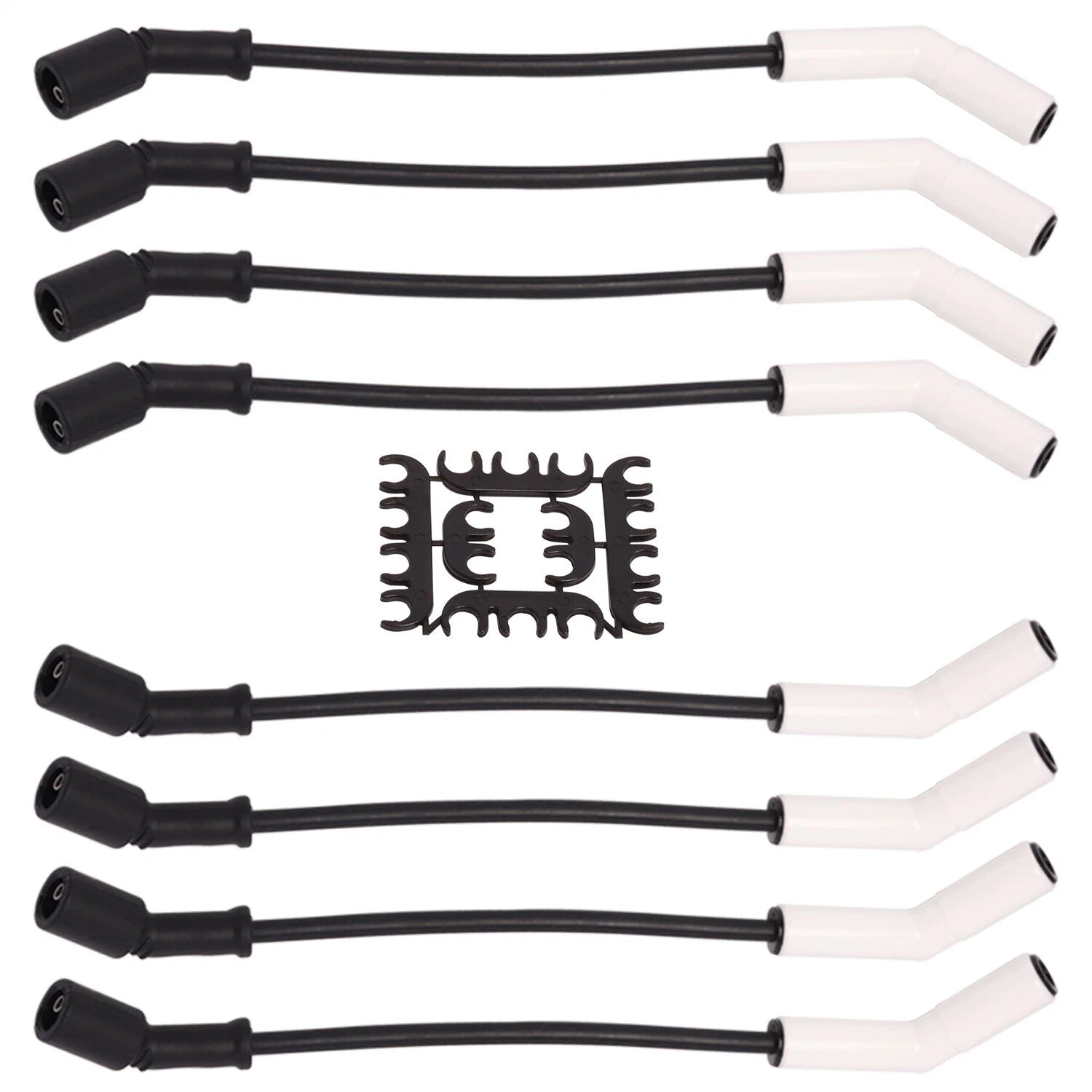 Spark plug wire set compatible with Chevrolet GMC 2001-2004 Silverado 2500 HD 6B93BC-57