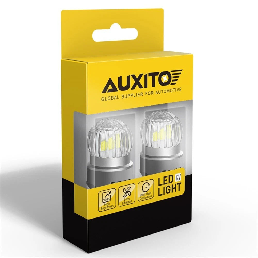 AUXITO 7443 7444 7440 7441 LED Bulb Backup Brake Light White Super Bright 2US6T AUXITO
