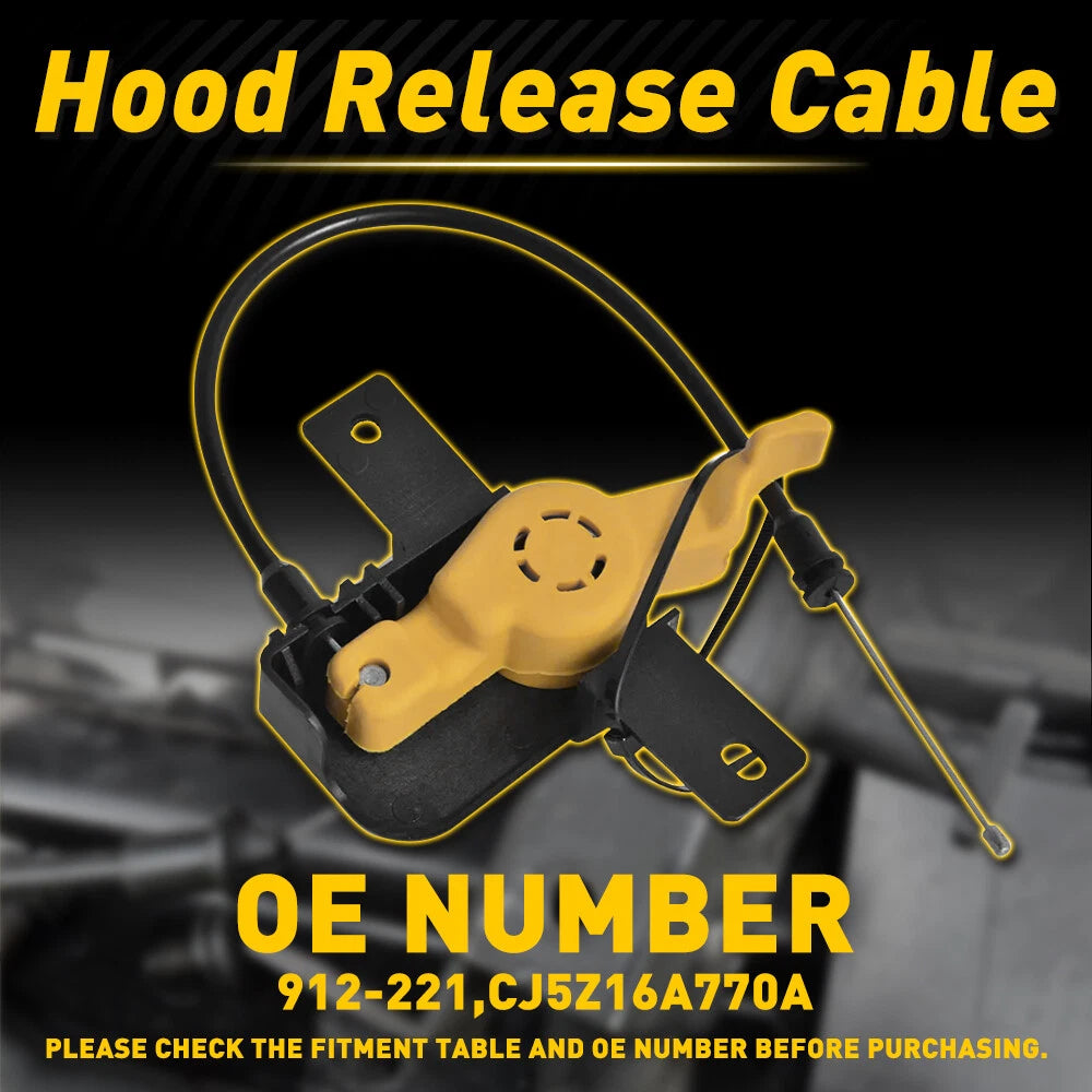 Hood-Latch Lock Release Cable Fits 2013-2018 Ford Escape/2015-2018 Lincoln MKC A 6B93BC-57