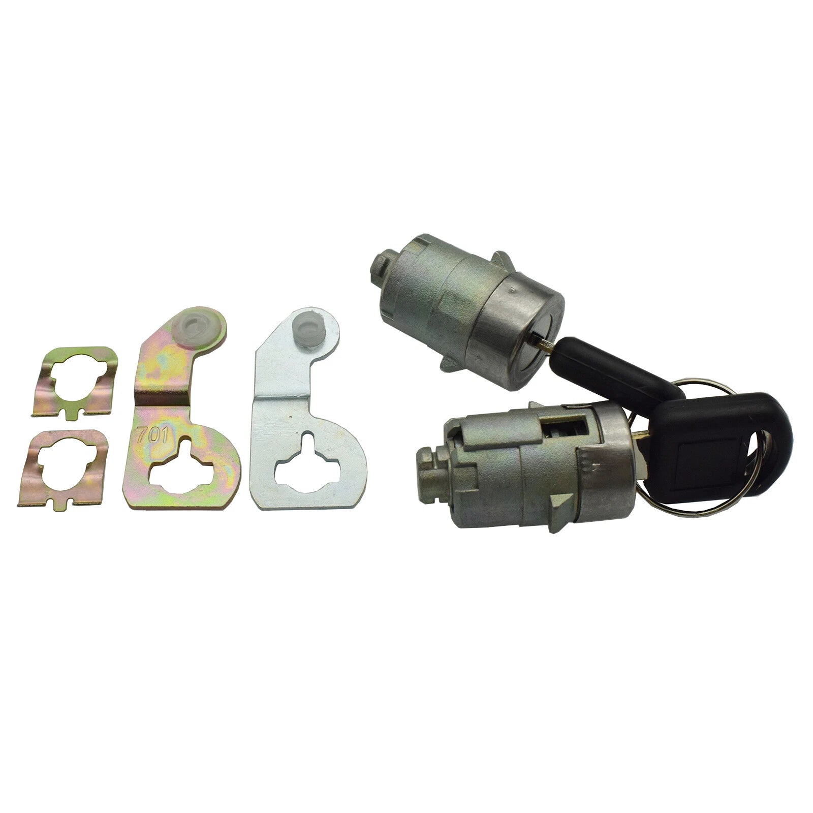 Door Lock Cylinder W/ Keys For GM CHEVY SILVERADO Pontiac Cadillac GMC 15298924 6B93BC-57