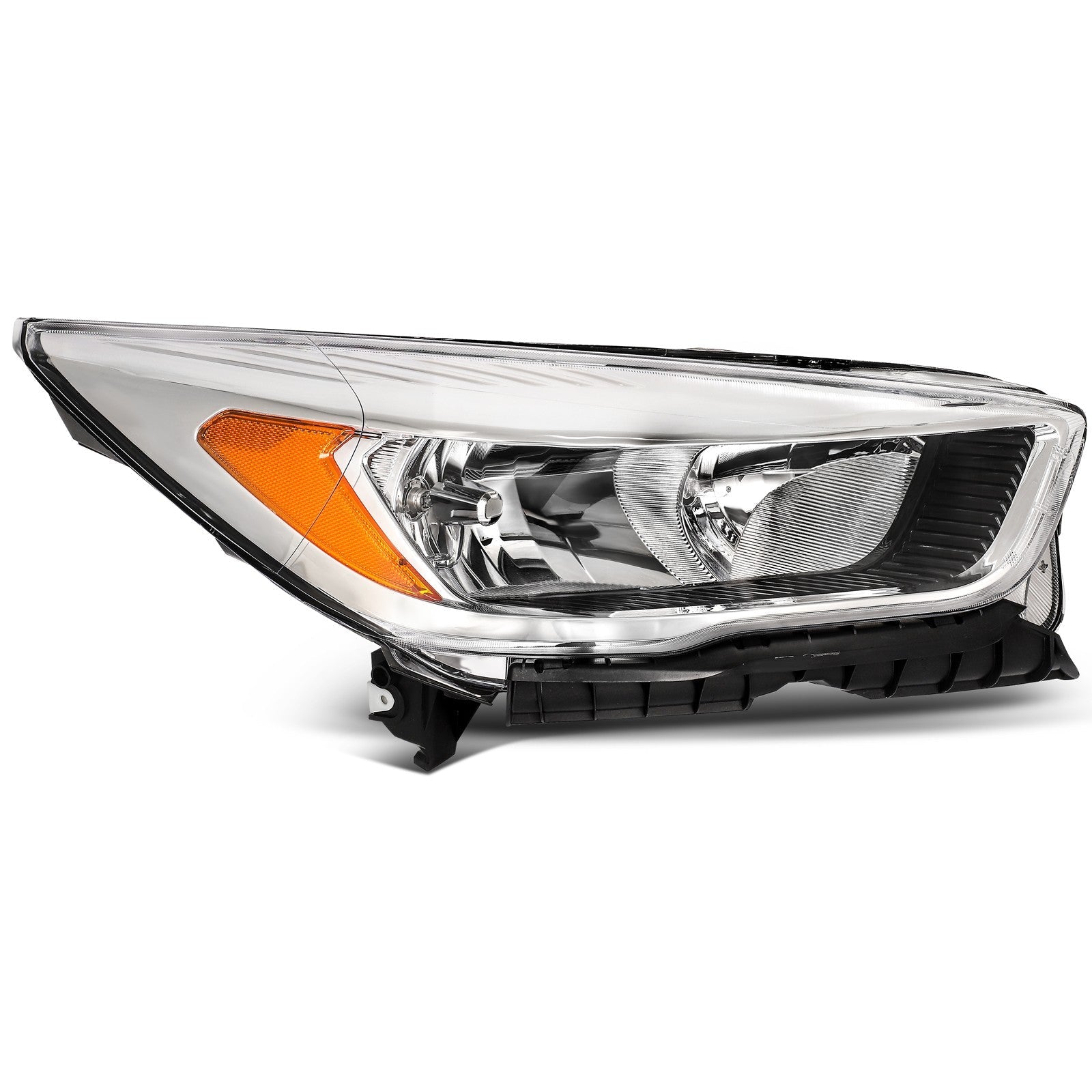 For 2017-2019 Ford Escape 1.5L 2.0L 2.5L Chrome Housing L+F Headlights Assembly KOEEP