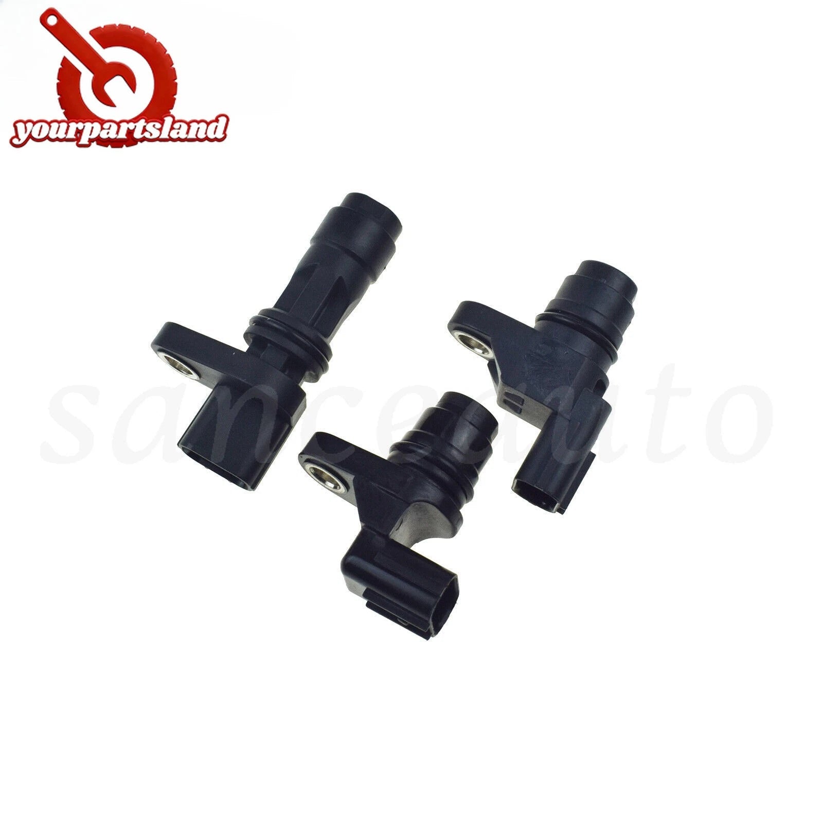 3 Camshaft/Crankshaft Position Sensors & 3 CONNECTORS For Honda CR-V 2007-2009 6B93BC-57