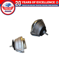 Front L & R Motor Mount Set Compatible for 2004 - 2010 BMW 525i/ 528i/ 530i 6B93BC-57