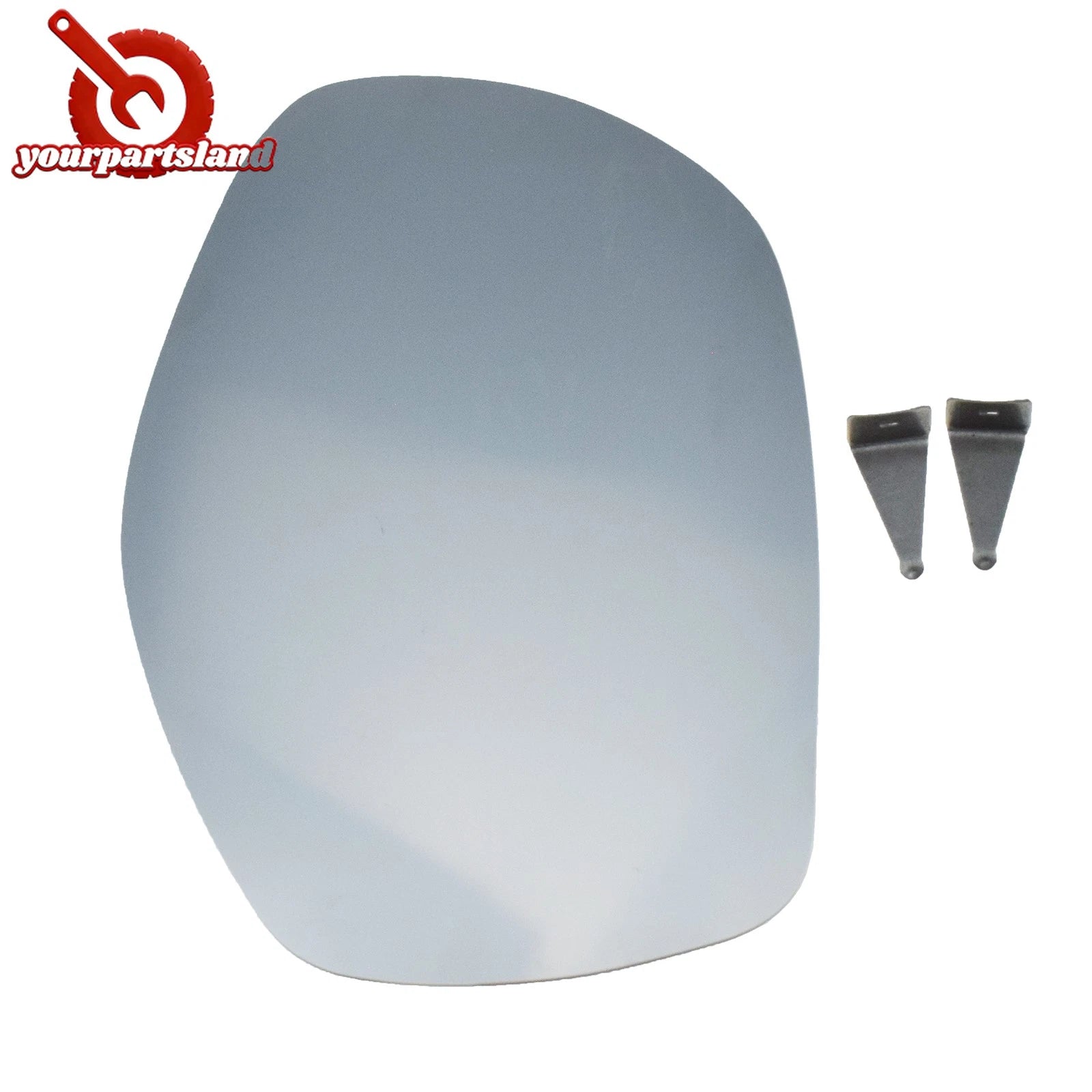 Left Driver LH Mirror Glass W/ Plate Heated for PORSCHE Cayenne 957 2008-2010 6B93BC-57