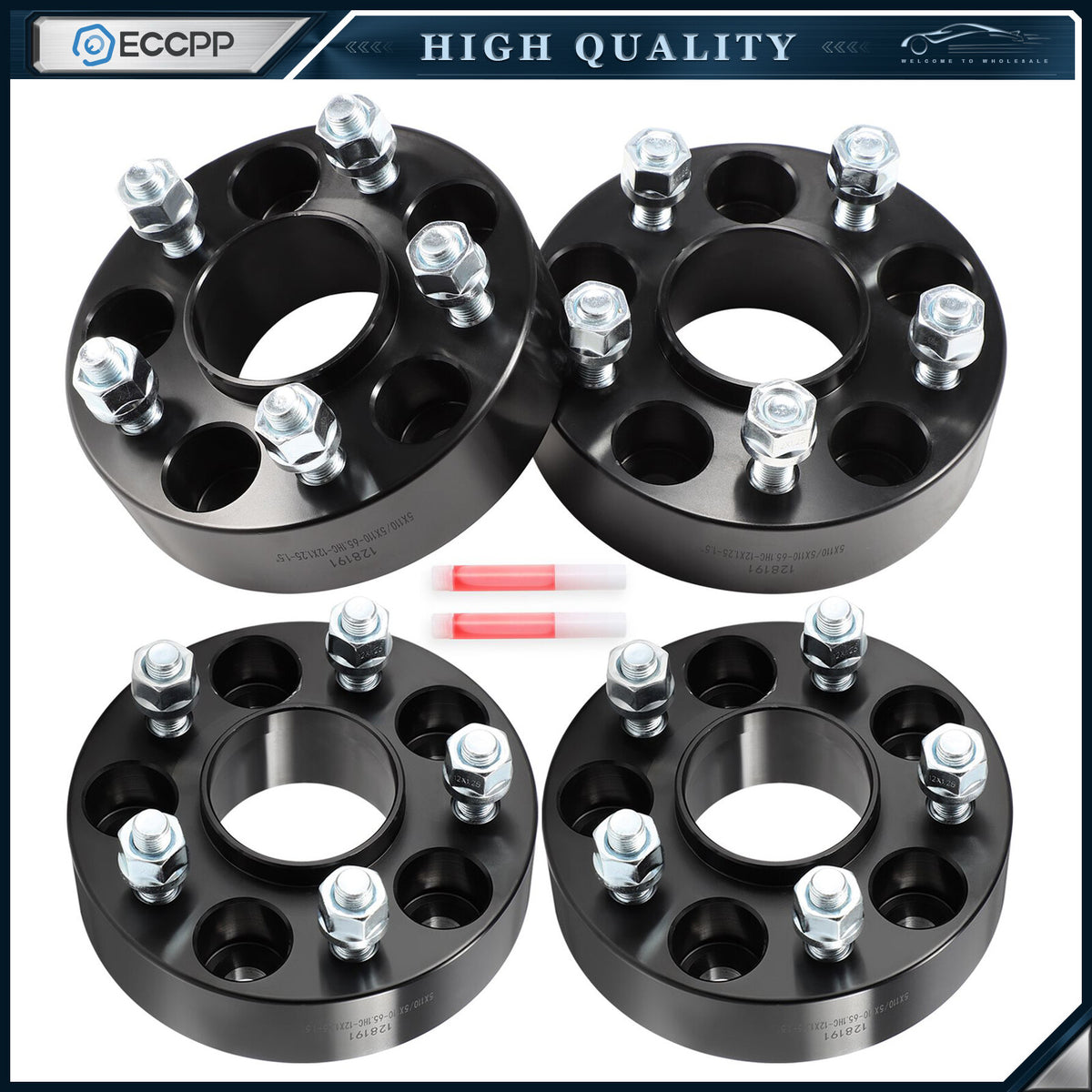 4 Pcs 1.5" 5x110 Hub Centric Wheel Spacers For Jeep Cherokee Compass Renegade