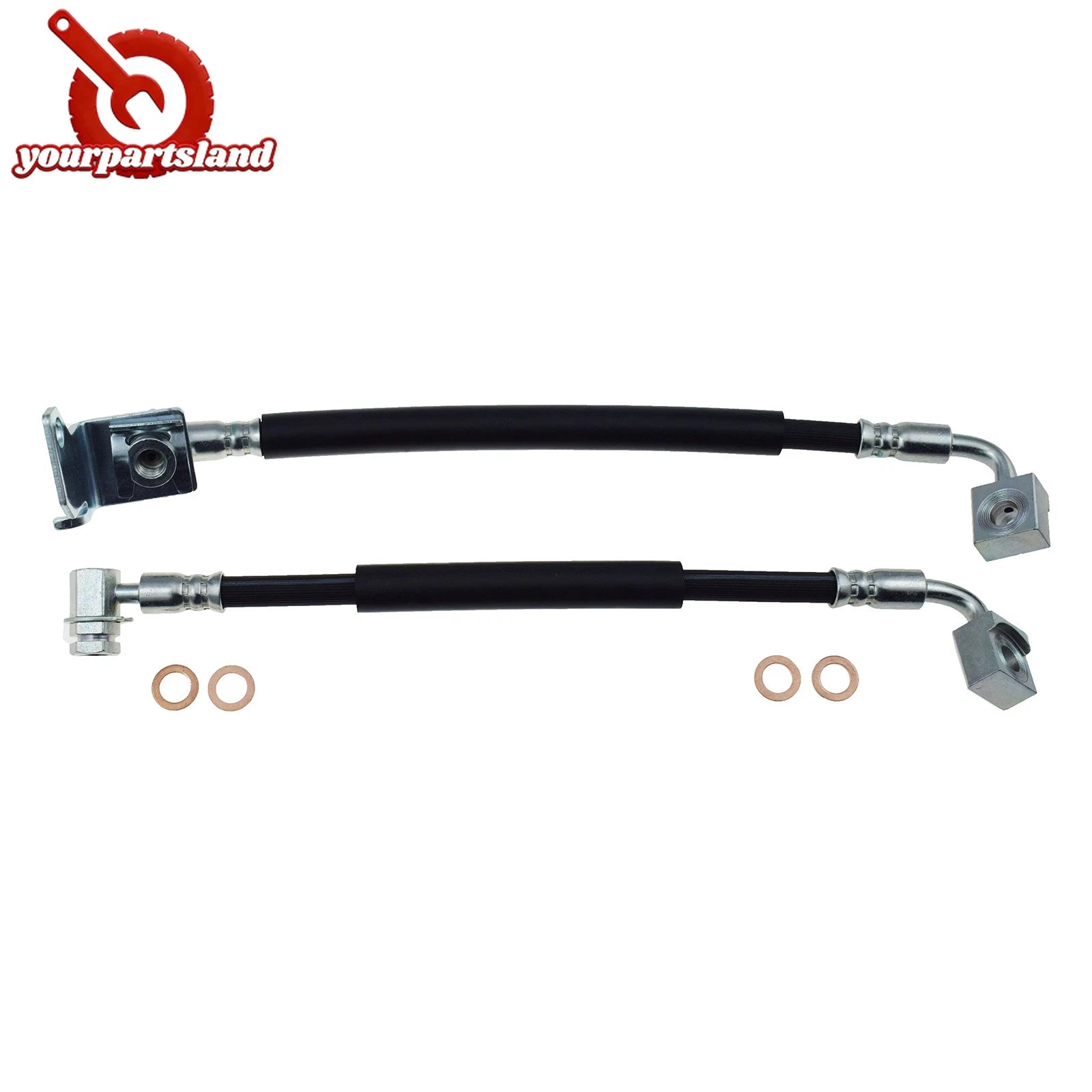 2Pc Front Pair Brake Hydraulic Hose for Ford Explorer Ranger Mazda B3000 Mercury 6B93BC-57