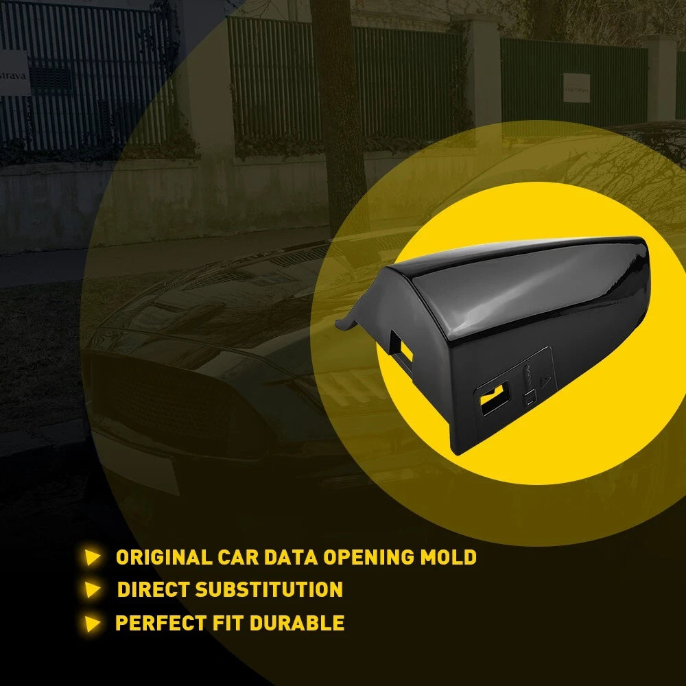 For 2015-2022 Ford Mustang Driver Door Handle Key Lock Cap Hole Cover Bezel PQ 6B93BC-57