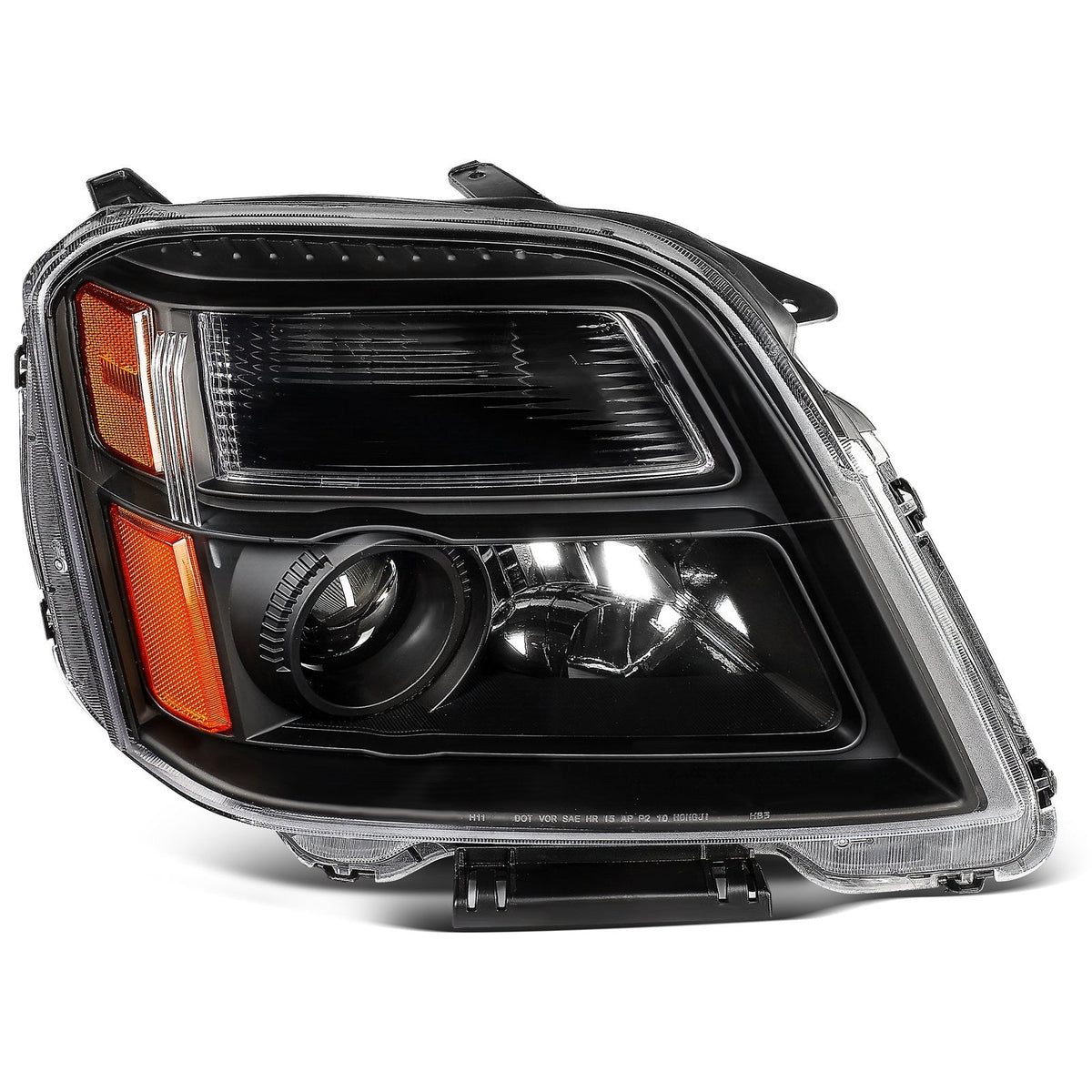 ECCPP Headlights Assembly For GMC Terrain 2.4L 3.0L 3.6L 2010-2015 Pair Black 6B93BC-57
