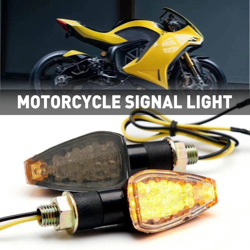 2PCS MOTORCYCLE LED TURN SIGNALS BLINKERS LIGHTS FOR HONDA CBR600RR CBR500R 300R 6B93BC-57