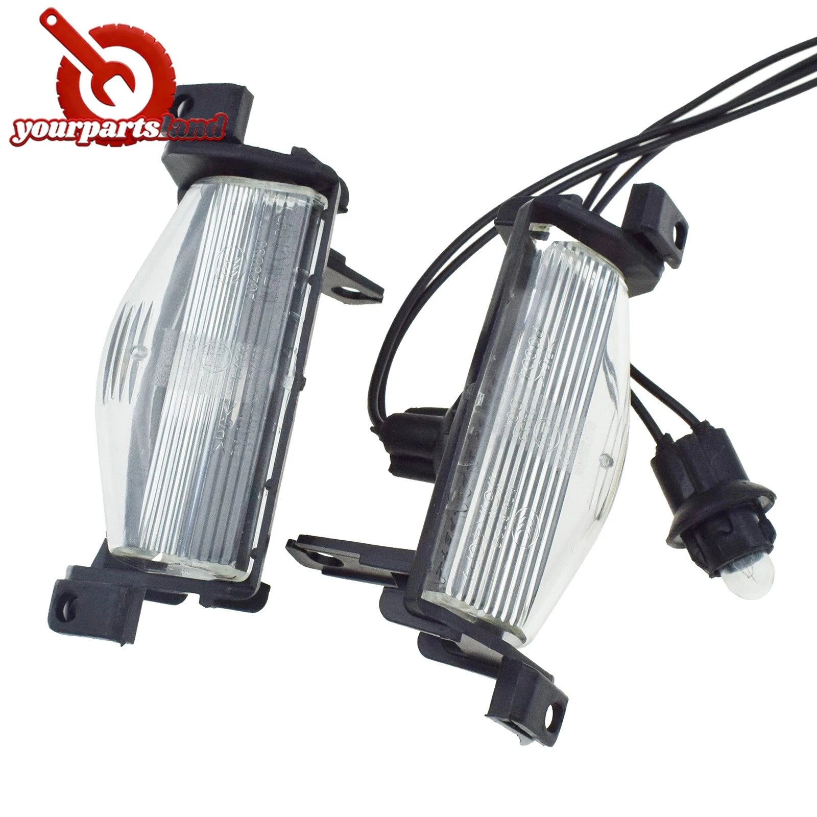 Rear License Plate Light Assembly W/ Bulbs For Mazda 3 2009-2013 BS1E-51-270 6B93BC-57