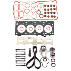 For 03-09 Chrysler PT Cruiser Jeep 2.4 Head Bolts set Timing Belt Water Pump Kit 6B93BC-57