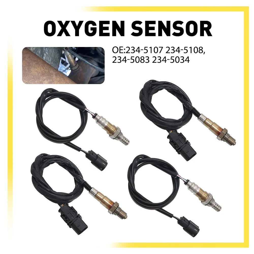 4pcs Oxygen O2 Sensor For Downstream Upstream 2011-2014 Ford F-150 5.0L 6.2L US 6B93BC-57
