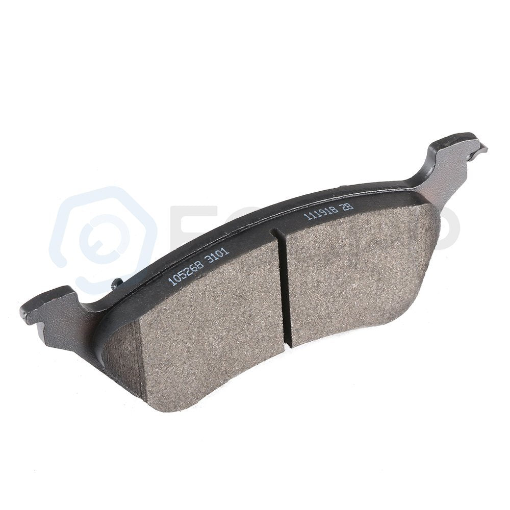 Front Rear Ceramic Brake Pads For 2007 Chrysler Town & Country Dodge Caravan 6B93BC-57