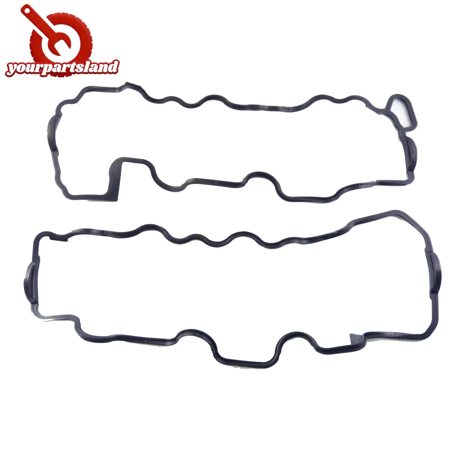 Engine Valve Cover Gaskets Set Fit 98-05 Mercedes-Benz CLK320 1120160221 2pcs 6B93BC-57