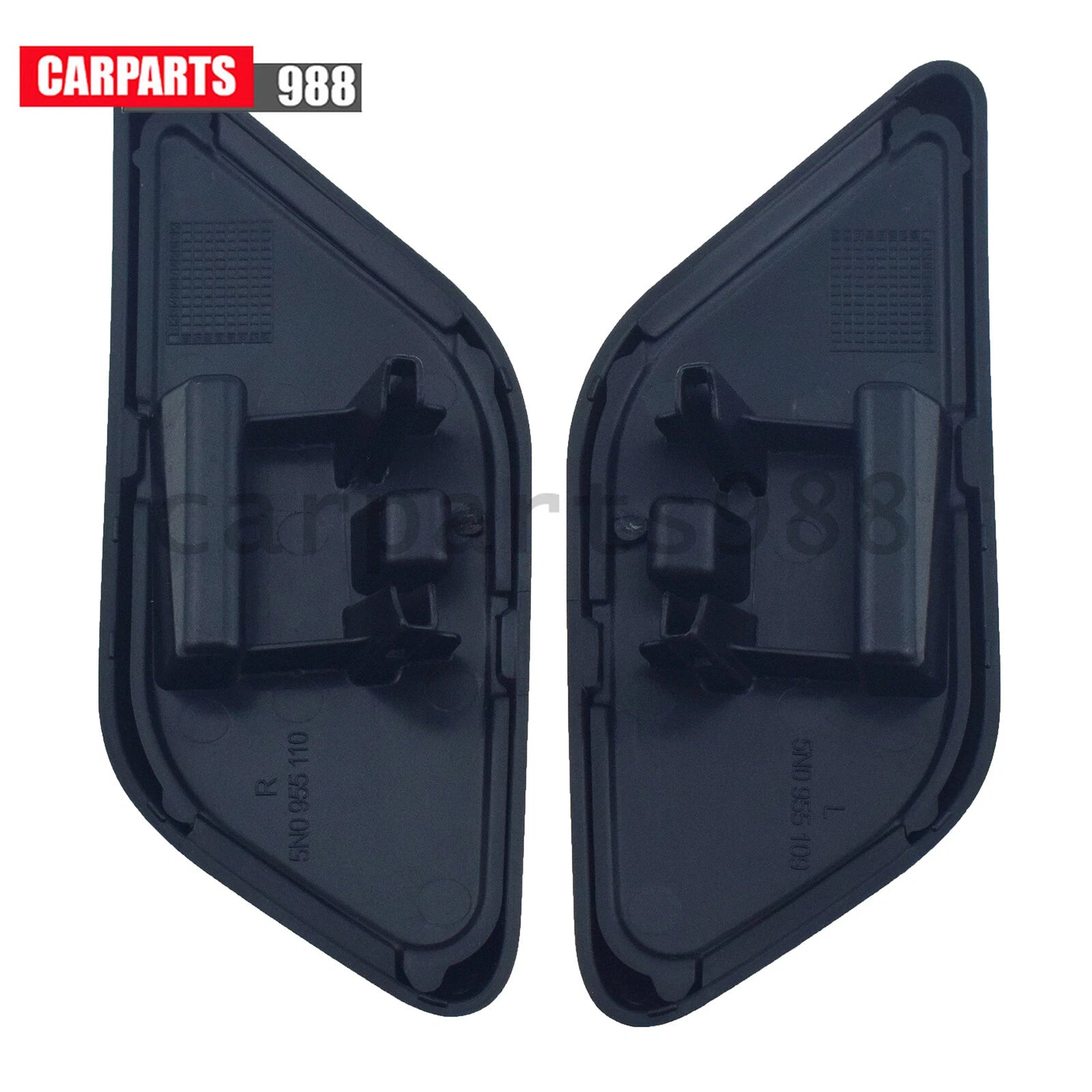 For VW Tiguan 2008-2011 Front Bumper Headlight Washer Nozzle Cover Left Right 6B93BC-57