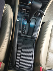 Interior Center Console Carbon Fiber Molding Sticker Decals For Honda Accord 7th