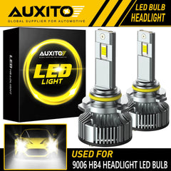 CANBUS 9006 LED Headlight Super Bright Bulbs Kit White 24000LM High/Low Beam x2 6B93BC-57