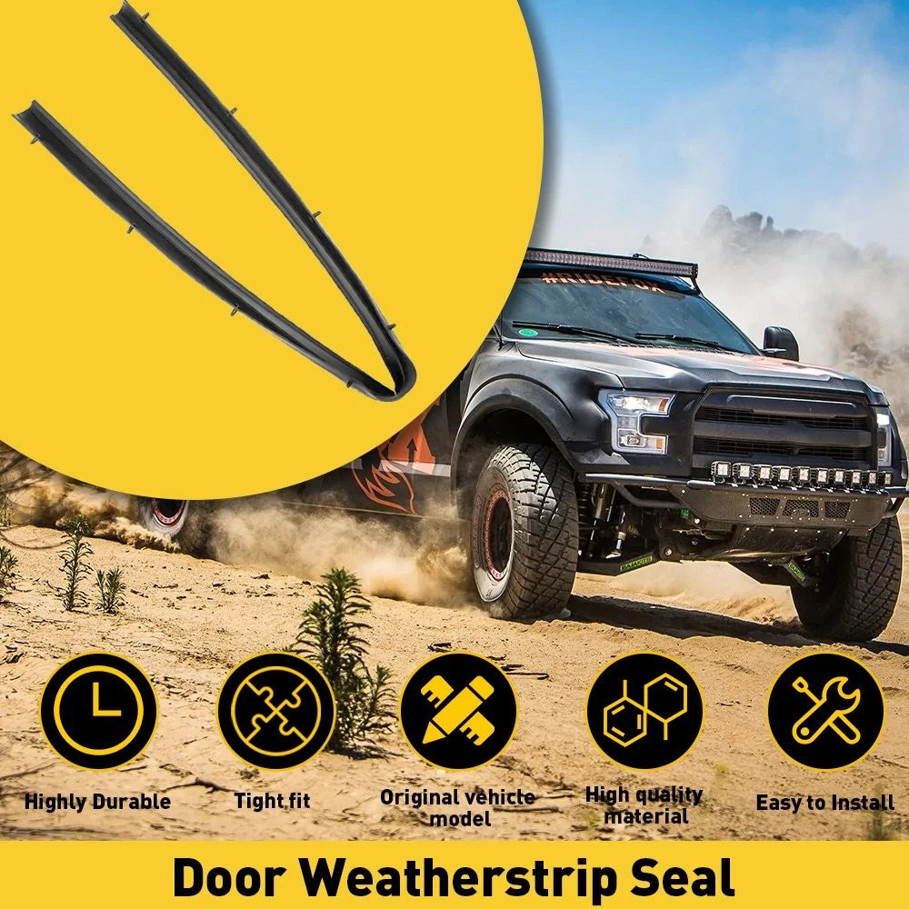 Front Lower Door Weatherstrip Seal For 1999-2016 Ford F250 F350 F450 Super Duty 6B93BC-57