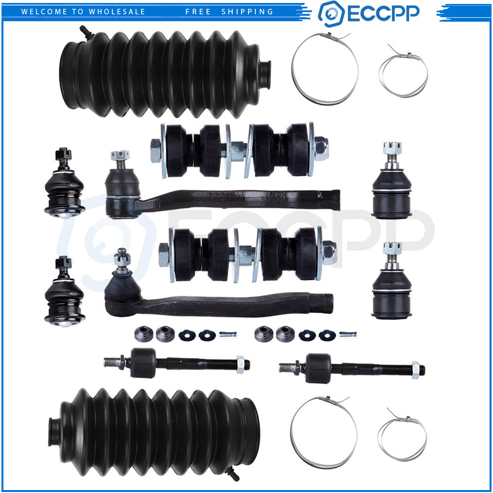 14x Fits 1994-1997 Honda Accord Front Inner Tie Rod End Lower Upper Ball Joint 6B93BC-57