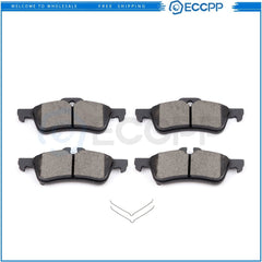 Rear Ceramic Brake Pads For 2002 2003 2004 2005 2006 2007-2008 Mini Cooper 6B93BC-57