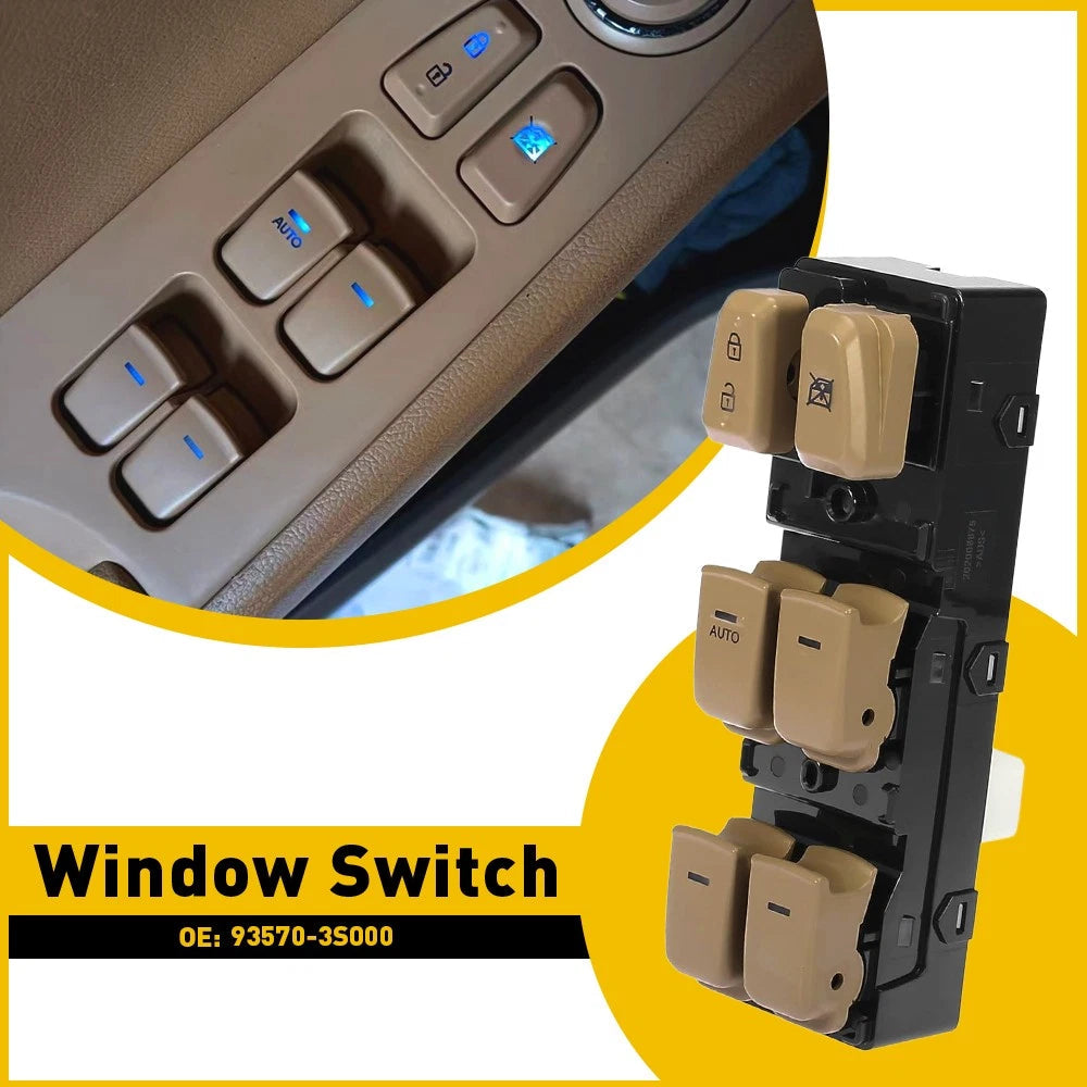 For 2011-2015 Hyundai Sonata Front Driver Left Side Power Master Window Switch 6B93BC-57