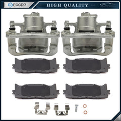 Front Brake Calipers Brake Pads Set 6Pcs For 2007-2012 2016-2018 Lexus Es350 6B93BC-57