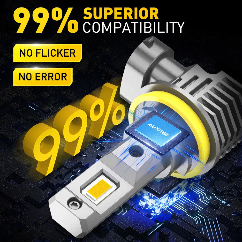 CSP H11 H8 H9 LED Headlight Fog Light Bulbs Kit High Low 3000K YELLOW GOLEDEN EA 6B93BC-57