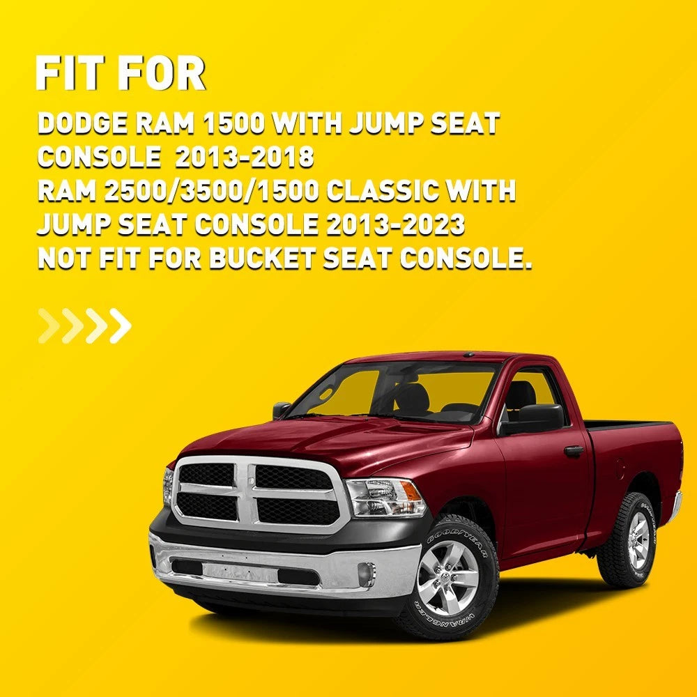 For 2013-2018 Dodge Ram 1500 Jump Seat Center Console Armrest Cover Accessorie A 6B93BC-57