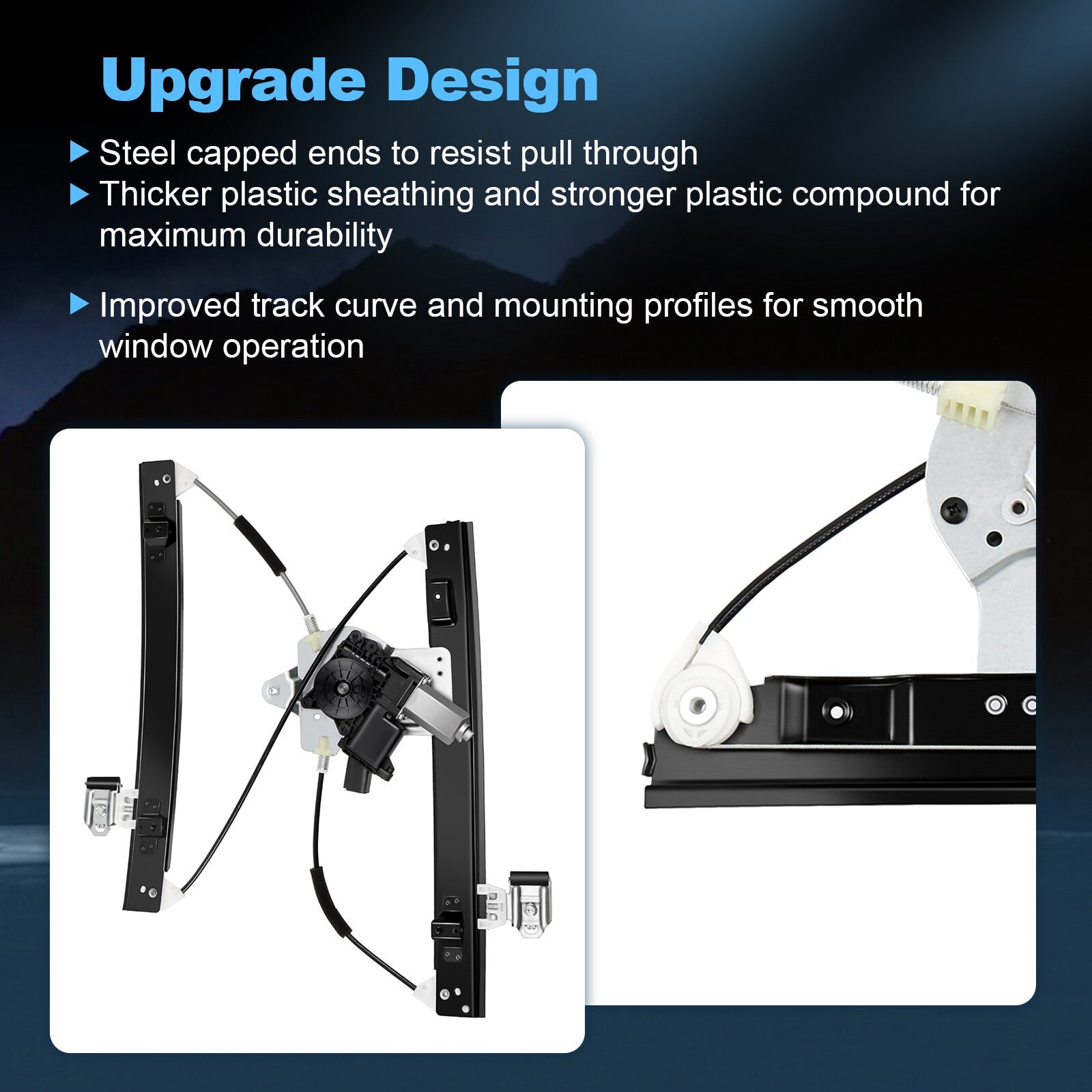 For 2010-15 Chevy Cruze w/ Express Up&Down Front Driver Window Regulator & Motor 6B93BC-57