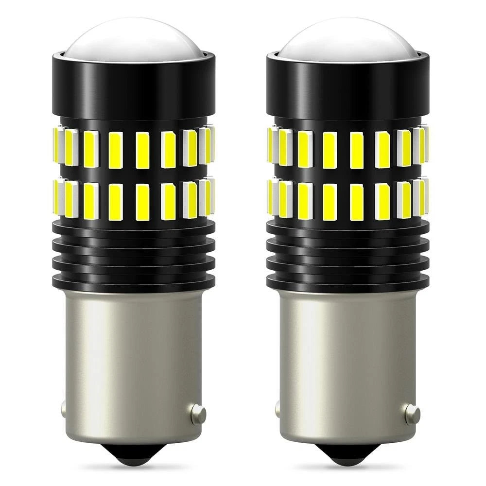 AUXITO 1156 7506 LED White 6000K Reverse Backup Turn Signal Parking Light Bulbs AUXITO