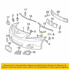 Set of 2 Front Bumper Brackets Support & Left Right Side For 07-11 Toyota Camry 6B93BC-57