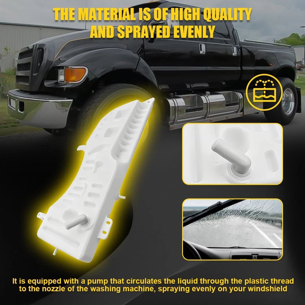 Recovery Overflow Coolant Tank White For 2000-05 Ford F650 F750 F81Z-8A080-AA EA 6B93BC-57