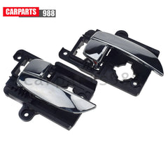 Chrome Interior Door Handle Front Rear For 2007-2010 Hyundai Elantra 826100Q000 6B93BC-57