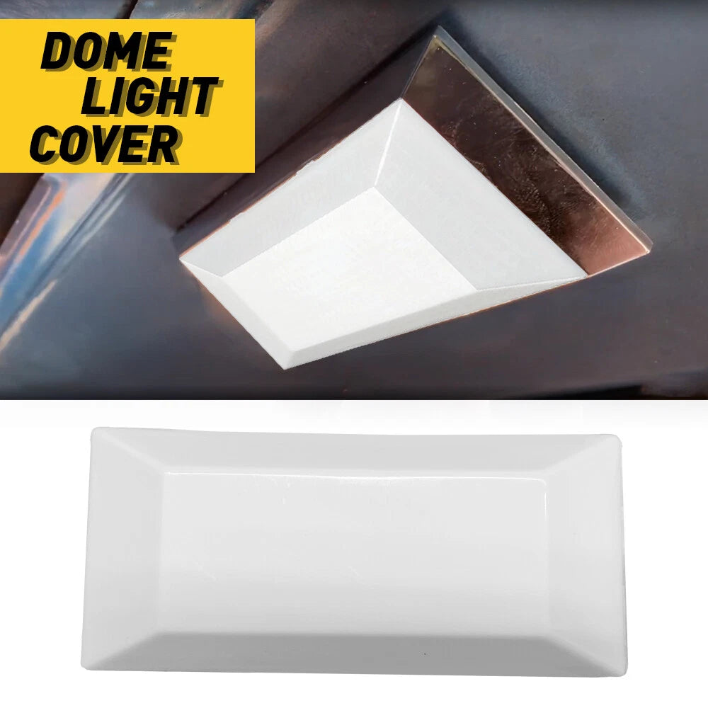 For 1975-1979 Ford F150 F250 Truck Dome Light Plastic Replacement Len Cover EOA 6B93BC-57