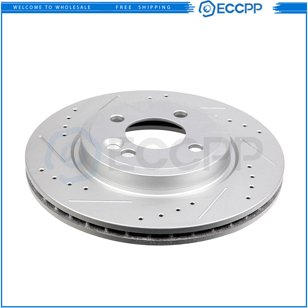 Front Rear Brake Rotors + Ceramic Pads for 2002 2003 2004 2005 2006 Mini Cooper 6B93BC-57