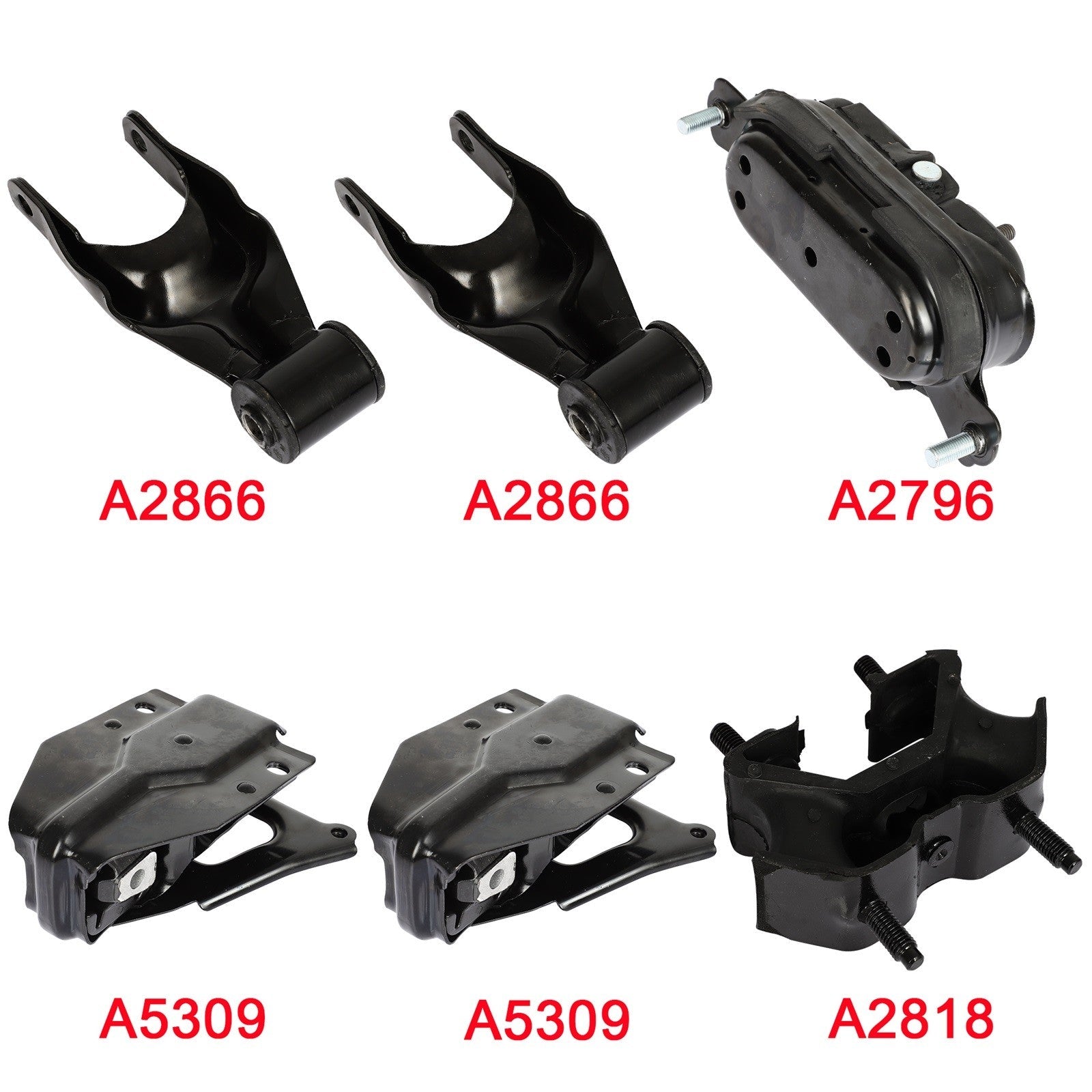 6PCS Engine & Trans Mount Set for 1997 1998 1999 2000 2001-2004 Regal V6 3.8L KOEEP