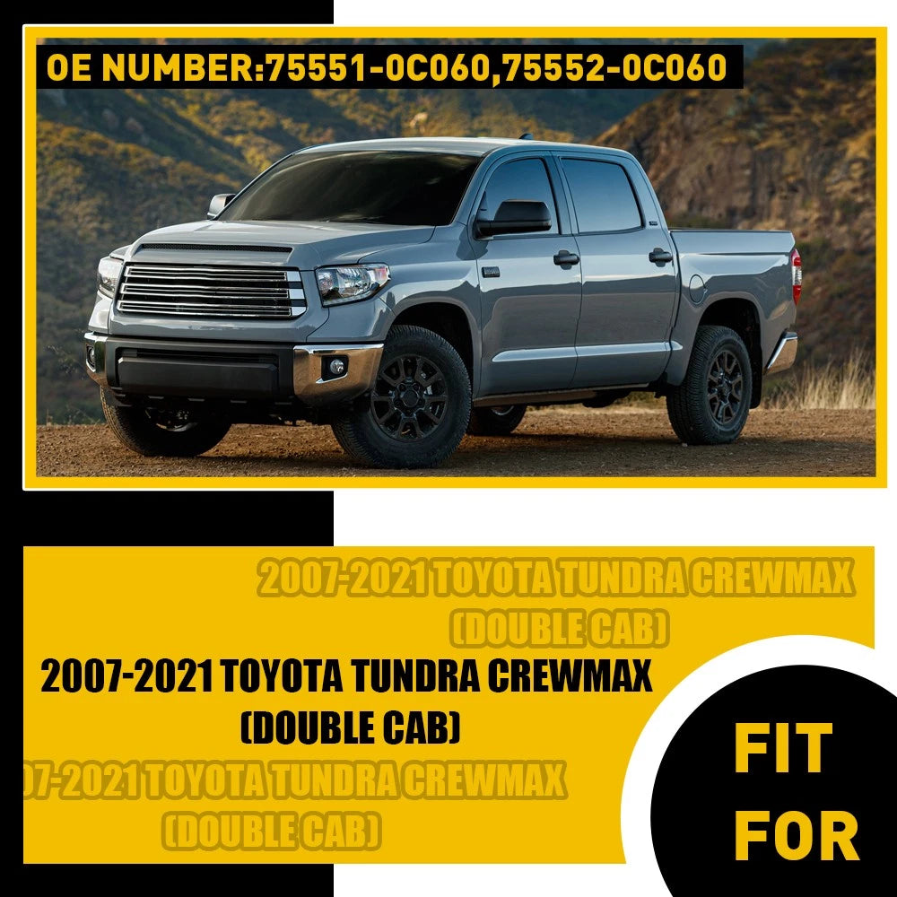 ROOF DRIP MOLDING For TUNDRA 07-21 CREW MAX LEFT & RIGHT 75552-0C060 75551-0C060 6B93BC-57