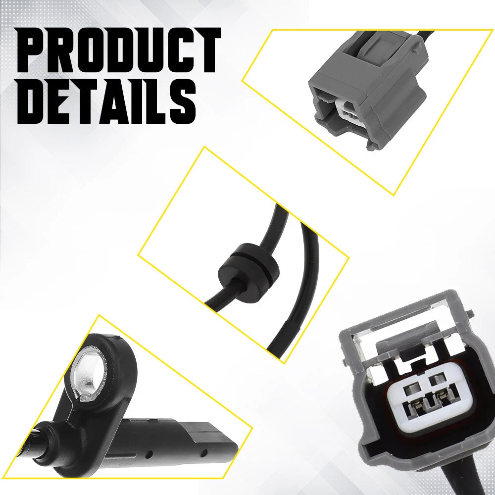 2Pcs ABS Wheel Speed Sensor for Nissan Rogue 2014-2020 Front Driver Passenger EA 6B93BC-57