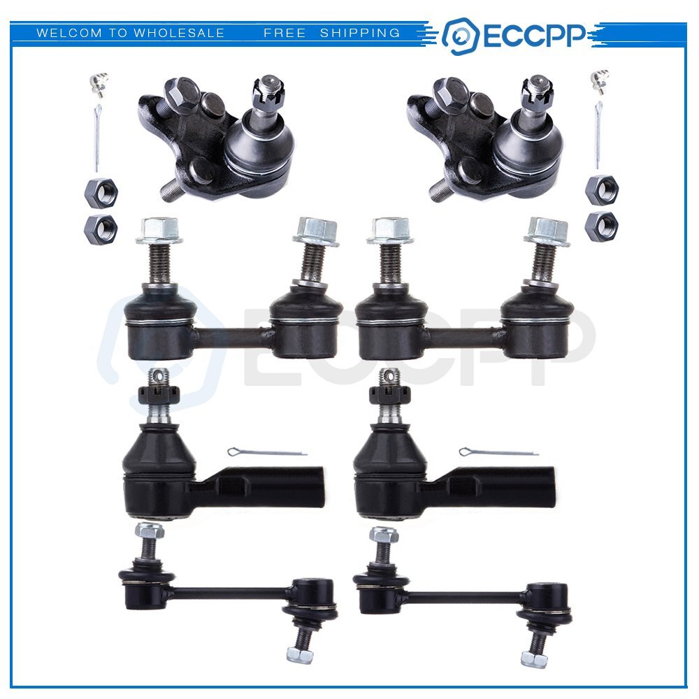 8PCS Front Rear Sway Bar Link Tie Rod End Ball joint Fits 94-99 Toyota Celica KOEEP
