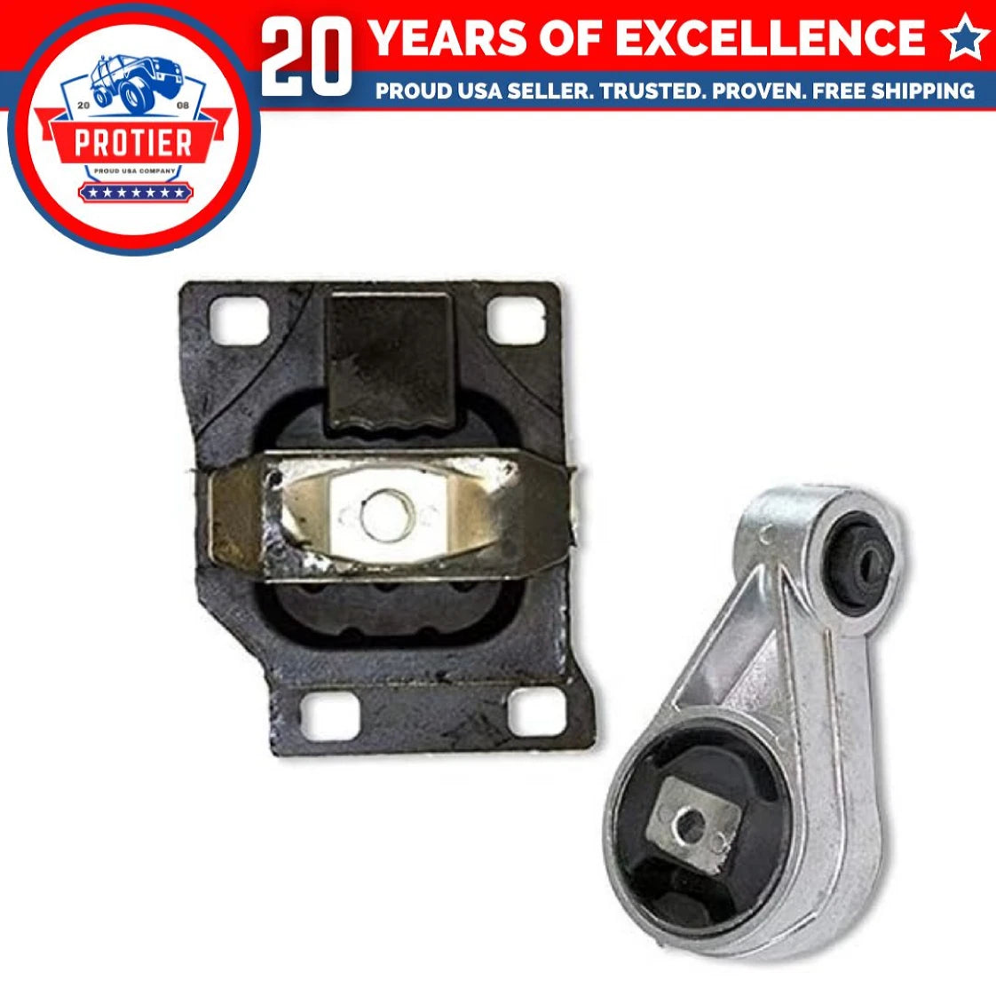 Torque Strut & Trans Mount Set for 2010-2013 Ford Transit Connect 2.0L 2PCS 6B93BC-57