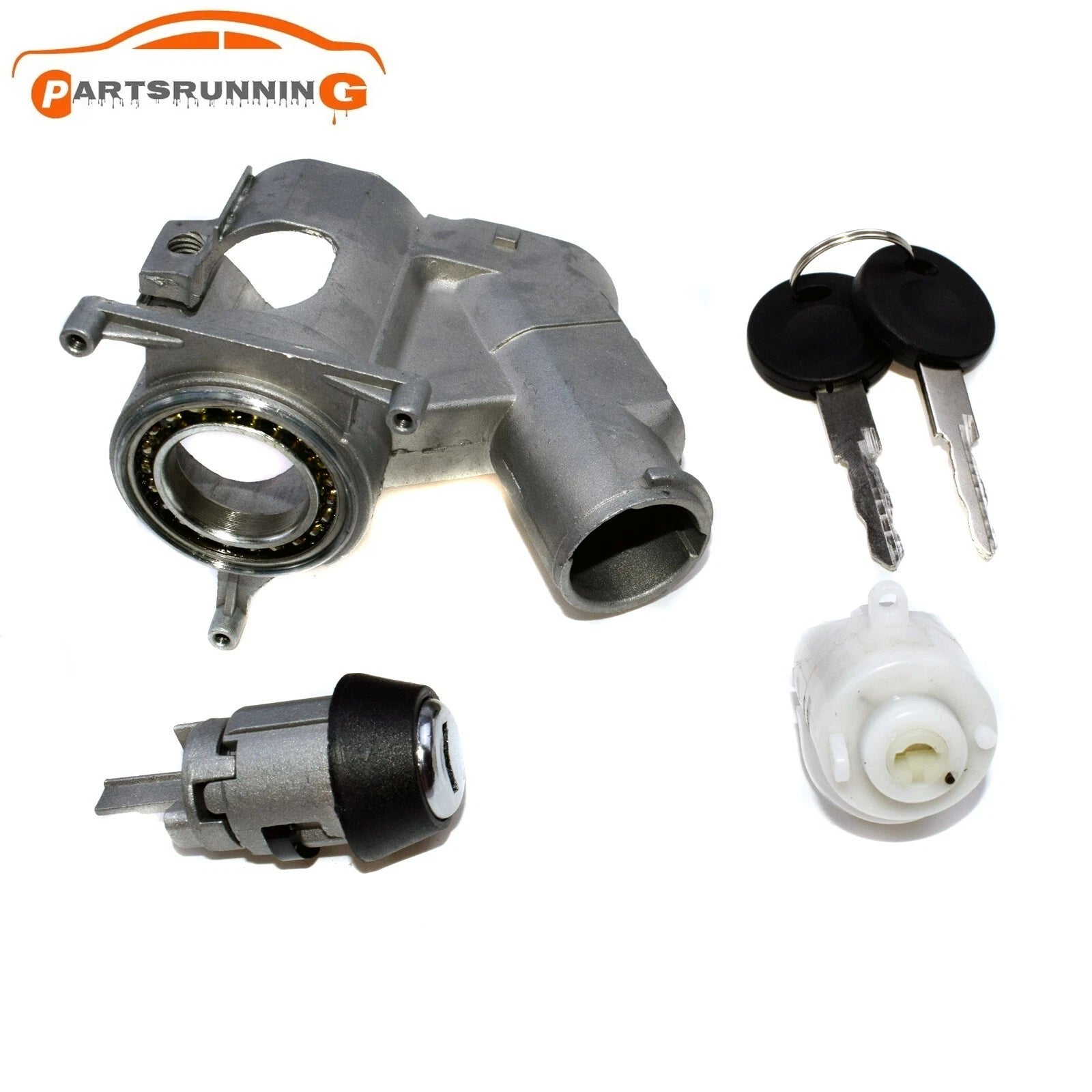 Ignition Column Lock Cylinder Housing SET For VW Jetta Golf Transporter 6B93BC-57