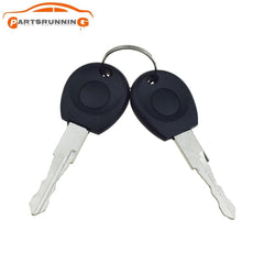 Front Left & Right Outer Door Handle w/ Keys For Ford Galaxy VW Polo Sharan Seat 6B93BC-57