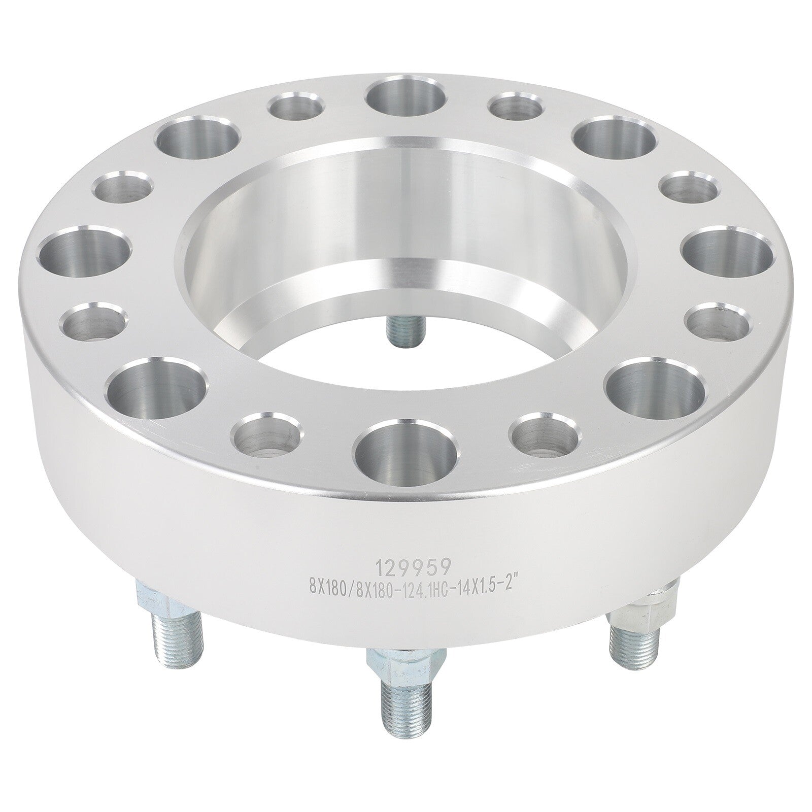 4 Pcs 2" 8x180 Hubcentric Wheel Spacers Front For Silverado Sierra 3500 HD SRW 6B93BC-57