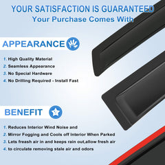 Window Visor Vent Rain Shades Guards Deflectors For Toyota Sienna 2011-2019 2020 6B93BC-57