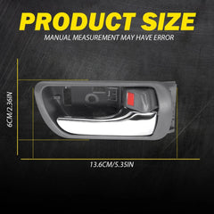 2PCS Driver & Passenger Inside Interior Door Handle For Toyota Camry 2002-2006 A 6B93BC-57