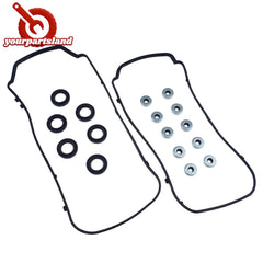 Front / Rear Valve Cover Gasket Kit For Honda Acura PILOT MDX V6 Cylinders 08-17 6B93BC-57