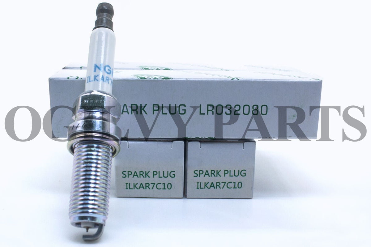 LR032080 (4) For Land Range Rover 5.0 Liter V8 Engine NGK Spark Plug