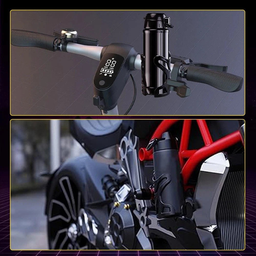 Motorcycle Adjustable Handlebar Cup Holder Mount Drink Water Bottle for ATV Bike 6B93BC-57