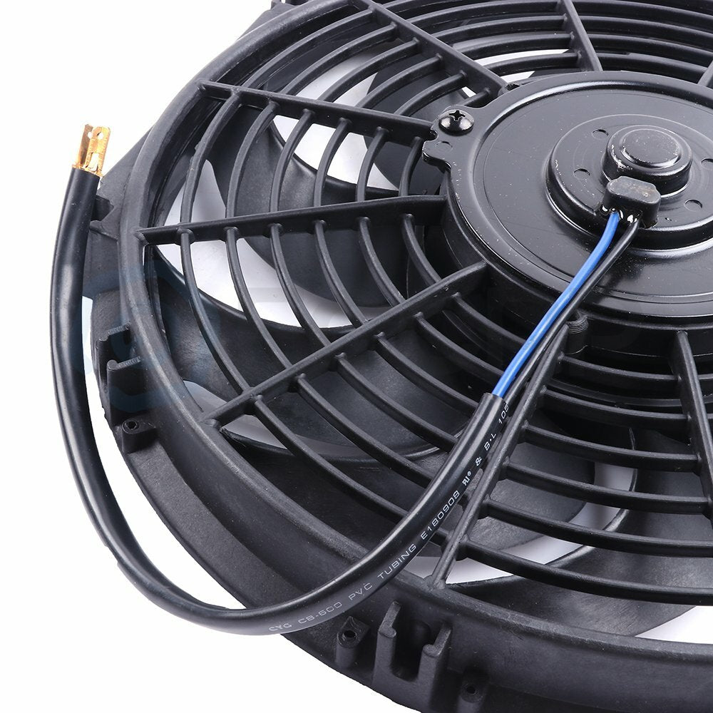Radiator Condenser Cooling Fan 12" Inch Universal Push Pull Mounting Kit 6B93BC-57